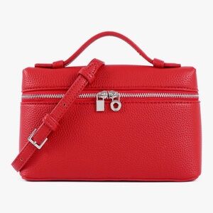 Loro Piana L19 Burgundy Red Dupe Crossbody Bag Handbag Pouch Valentine’s Day NWT